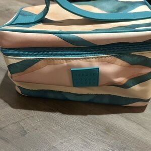 Multicolor makeup bag